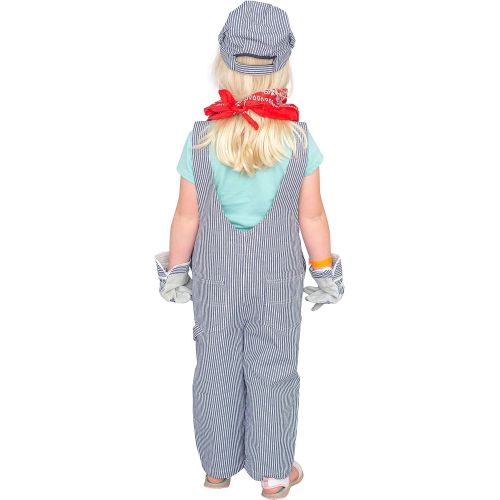  Costume Agent Train Conductor Engineer Child Deluxe Halloween Costume Set