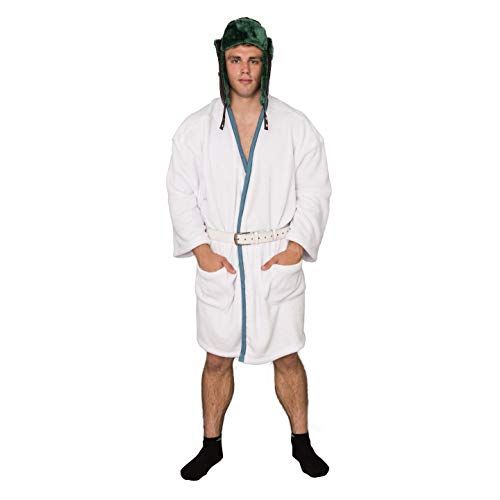  할로윈 용품Costume Agent Christmas Vacation Cousin Eddie White Robe and Belt Costume Set