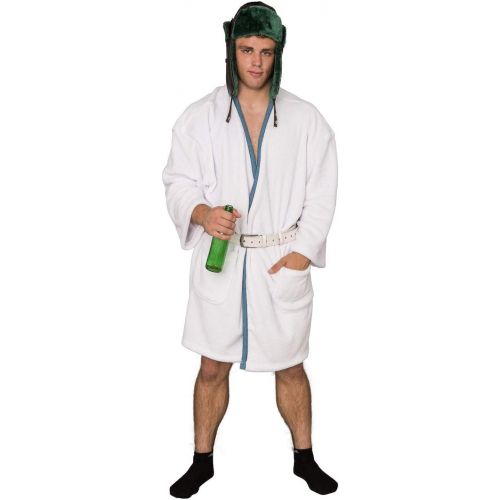  할로윈 용품Costume Agent Christmas Vacation Cousin Eddie White Robe and Belt Costume Set