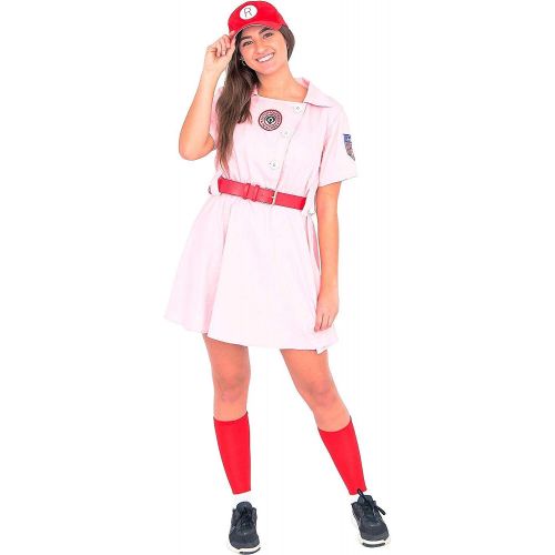  할로윈 용품Costume Agent Rockford Peaches AAGPBL Baseball Dress Halloween Costume Cosplay
