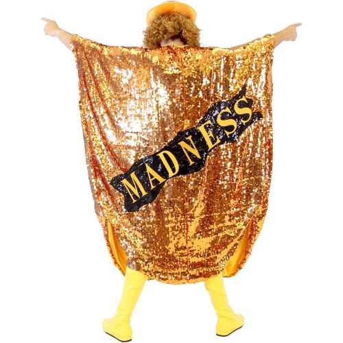  할로윈 용품Costume Agent WWE Randy Savage Macho Man Madness Sequin Costume Cape