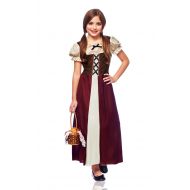 Costume Culture Peasant Girl Costume, Burgundy, Large