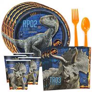 Costume SuperCenter Jurassic World: Fallen Kingdom Standard Tableware Kit (Serves 8)