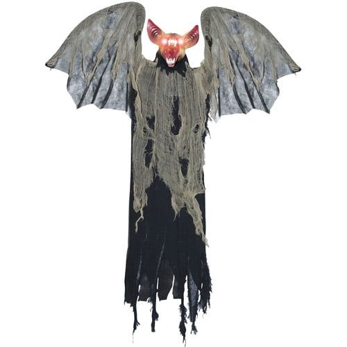 제네릭 Generic 48 x 50 x 8 Hanging Bat With Wings Halloween Prop