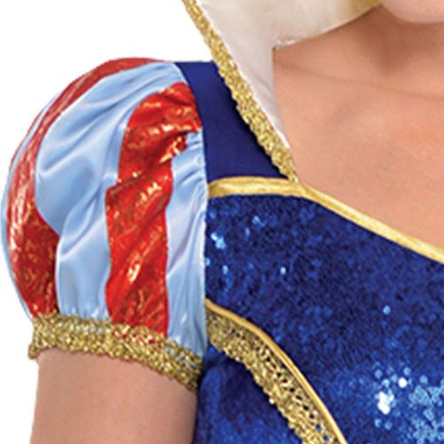  Costumes USA Snow White and The Seven Dwarfs Snow White Costume Couture for Adults, Includes a Dress and Hat