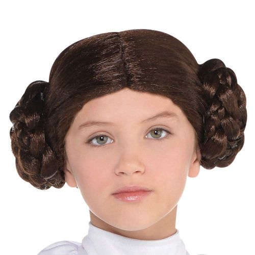  Costumes USA Star Wars Princess Leia Costume for Girls, Includes a Dress with a Hood, a Wig, and a Belt