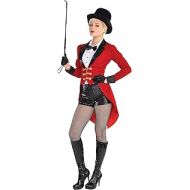 Costumes USA Amscan Circus Ringmaster Costume for Adults, Includes a Bodysuit, and a Red Jacket