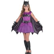 Costumes USA Purple Batgirl Halloween Costume for Girls, Batman, Includes Accessories