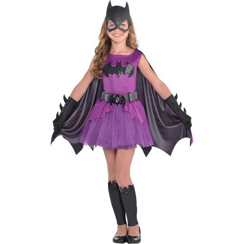  할로윈 용품Costumes USA Purple Batgirl Halloween Costume for Girls, Batman, Includes Accessories