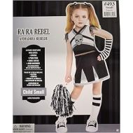 Costumes USA Amscan Rah Rah Rebel Cheerleader Halloween Costume for Girls, Includes Arm warmer, Socks, Pom-Pom
