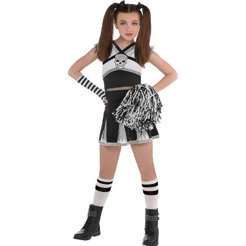  할로윈 용품Costumes USA Amscan Rah Rah Rebel Cheerleader Halloween Costume for Girls, Includes Arm warmer, Socks, Pom-Pom