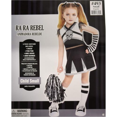  할로윈 용품Costumes USA Amscan Rah Rah Rebel Cheerleader Halloween Costume for Girls, Includes Arm warmer, Socks, Pom-Pom