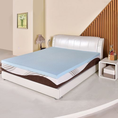 코스트웨이 Costway 3 Gel Memory Foam Mattress California King Size Bed Mat Pad Topper