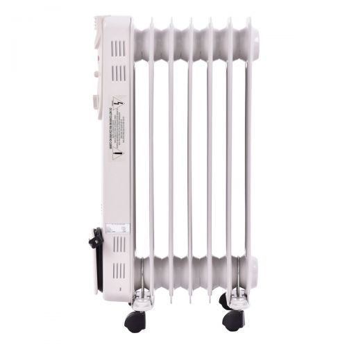 코스트웨이 Costway 1500W Electric Oil Filled Radiator Space Heater 5-Fin Thermostat Room Radiant