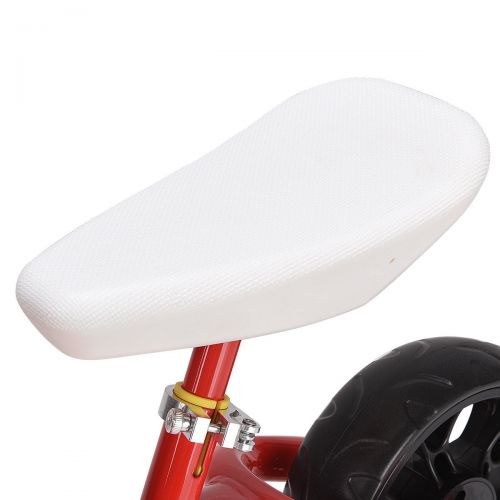 코스트웨이 Costway Adjustable Children Kids Balance Bike Pre-bicycle No-Pedal Learn to Ride Red