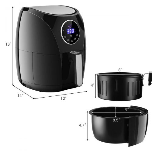 코스트웨이 Costway 3.2 Liter Electric Air Fryer