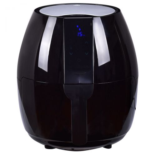 코스트웨이 Costway 1500W Electric Air Fryer 4.8 Quart Touch LCD Screen Timer Temperature Control