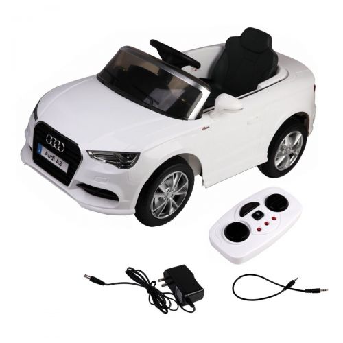 코스트웨이 Costway 12V Audi A3 Licensed RC Kids Ride On Car Electric Remote Control LED Light Music