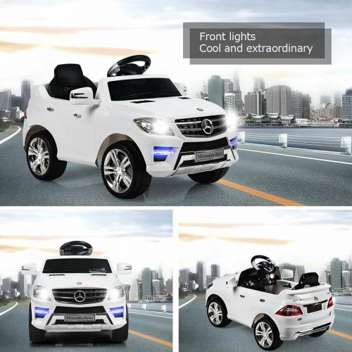 코스트웨이 Costway Mercedes Benz ML350 6V Electric Kids Ride On Car Licensed MP3 RC Remote Control