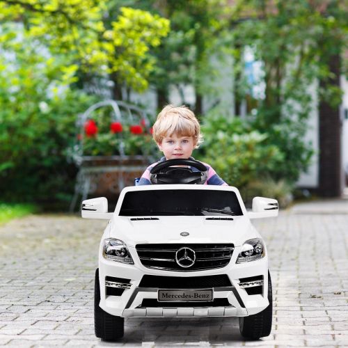 코스트웨이 Costway Mercedes Benz ML350 6V Electric Kids Ride On Car Licensed MP3 RC Remote Control