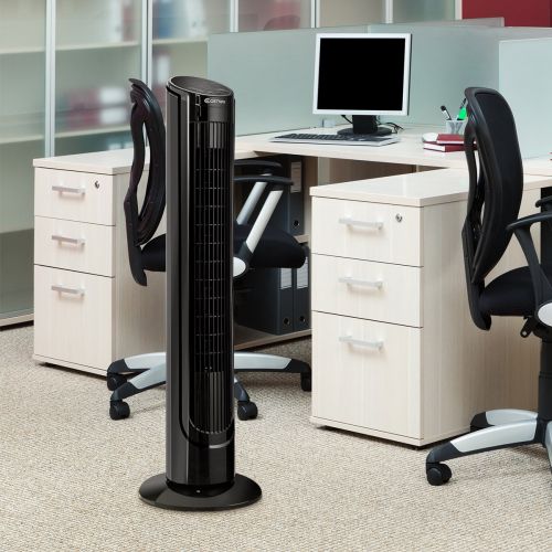 코스트웨이 Costway 40 LCD Tower Fan Digital Control Oscillating Cooling Bladeless