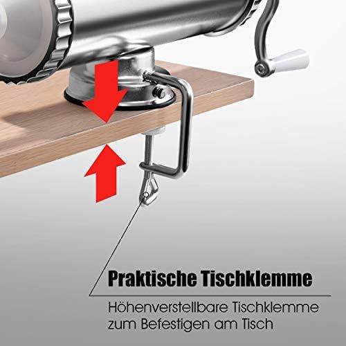 코스트웨이 COSTWAY Wurstfueller Wurstmaschine Wurstfuellmaschine Wurstspritze Wurstpresse | inkl. 3 Fuellrohre | 3L