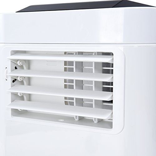 코스트웨이 COSTWAY 10,000 BTU Portable Air Conditioner Unit with Dehumidifier & Fan for Rooms up to 200 Sq. Ft. with Remote Control, LCD Display, and Casters