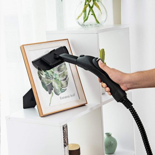 코스트웨이 COSTWAY Multipurpose Steam Cleaner with 17 Accessories, 2000W Heavy Duty Steamer Chemical-Free Cleaning, 1.5L Dual-Tank Cleaning Machine for Carpet, Floors, Windows and Cars