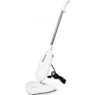 COSTWAY 1500W Steam Mop Multifunctional Manoeuvrable Floor Steam Cleaner with Automatic Steam Control, Steam Cleaner Mops for Floor Cleaning with Steam Pad, Filling Cup and Funnel