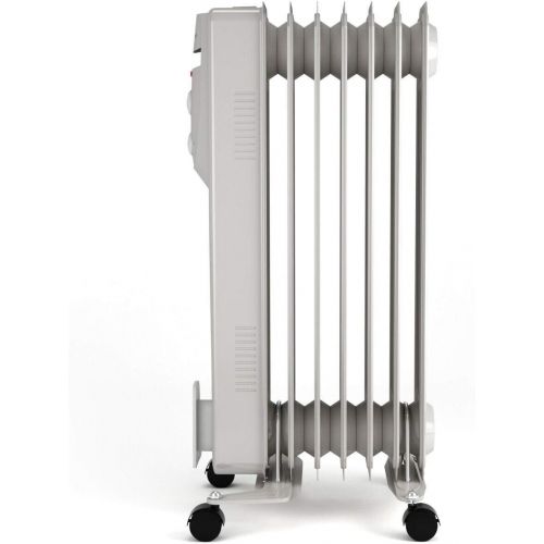 코스트웨이 COSTWAY Oil Filled Radiator Heater, 1500W Portable Space Heater with Adjustable Thermostat, Overheat & Tip-Over Protection, Quiet Full Room Heater for Indoor Home & Office, 24 Heig