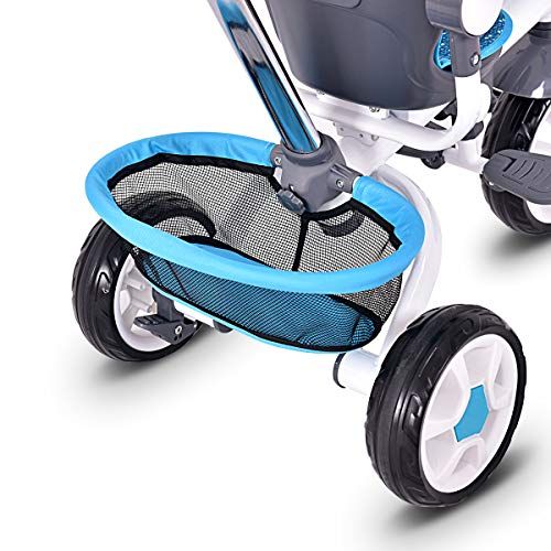  Costzon 4-in-1 Kids Tricycle Steer Stroller Toy Bike wCanopy Basket