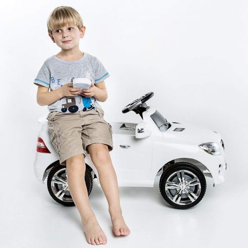  Costzon White Mercedes Benz ML350 6V Electric Kids Ride On Car Licensed MP3 RC Remote Control