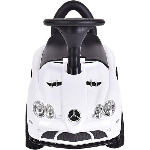  Costzon Kids Ride On Car Licensed Mercedes Benz Maclaren 722s Push Sports Car (White)