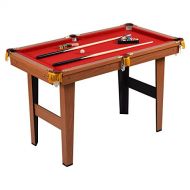 Costzon Billiard Table, Pool Game Table Includes Cues, Ball, Chalk, Rack, Brush for Kids