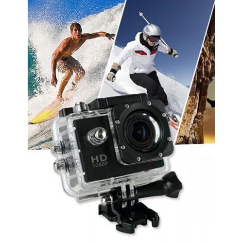  Cosway Waterproof Action Camera with Accessories Kits, Sports DV Video Camera, 170 Degree Wide Angle Lens, Underwater 30 Meters