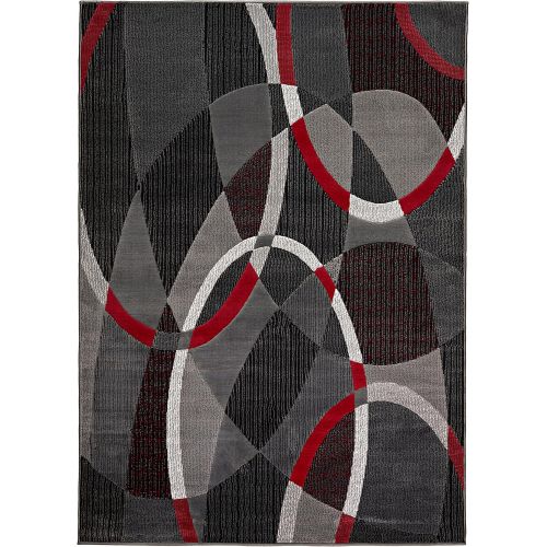  [아마존 핫딜]  [아마존핫딜]Cosy House Collection Cosy House Contemporary Area Rugs for Indoors | Persian Living Room Home Decor | Resists Stains, Soil, Fading & Freying | Power Loomed in Turkey, 52 x 72, Lava