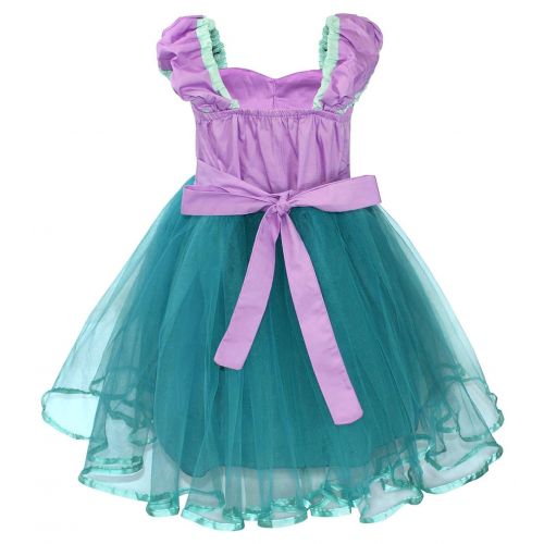  Cotrio Sofia Belle Cinderella Rapunzel Aurora Princess Dress Up Costumes Accessories Set