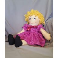 /CottageDollies 22 inch cloth doll from The Lucy Collection dressed for spring and summer with your selection of hair and eye color