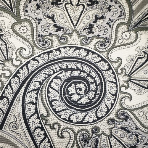  Cotton Tale Designs Taylor Grey and Black Paisley Cotton 8-piece Crib Bedding Set