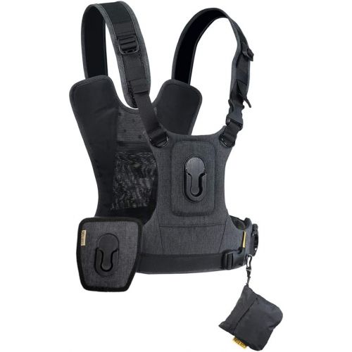  Cotton Carrier G3 Dual Camera Harness for 2 Cameras Gray