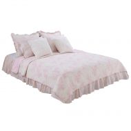Cotton Tale Heaven Sent Girl Pink Floral Reversible Twin Quilt