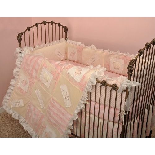  Cotton Tale Designs Heaven Sent Girl 4 Piece Crib Bedding Set