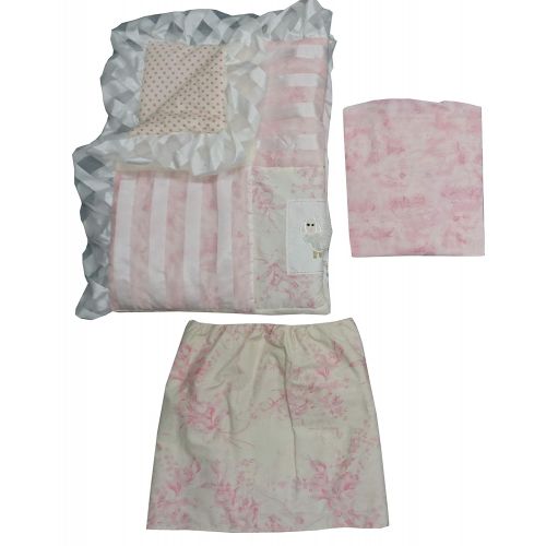  Cotton Tale Designs Heaven Sent Girl 4 Piece Crib Bedding Set