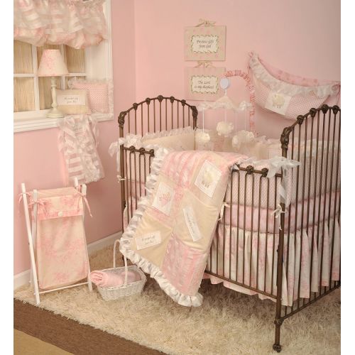  Cotton Tale Designs Heaven Sent Girl 4 Piece Crib Bedding Set