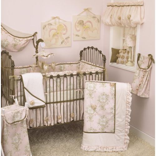  Cotton Tale Designs Set Bedding Set, Lollipops and Roses, 7 Piece