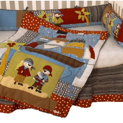  Cotton Tale Designs Pirates Cove 4 Piece Crib Bedding Set