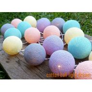 /Cottonballlightdream cottonball light20 pastel cotton balls for decorated new year party,Halloween party,birthday party,wedding decorated,bedroom decorate