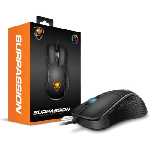  Cougar SURPASSION Gaming Mouse - with On-Board LCD Screen - PixArt PMW3330 Sensor - 50-7,200 DPI On-Board Setting