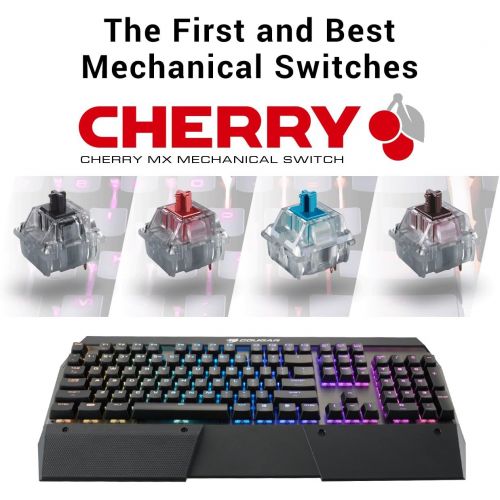  Cougar ATTACKX3RGB3IG Cherry MX Switch Gaming Keyboard (Cherry MX Blue)