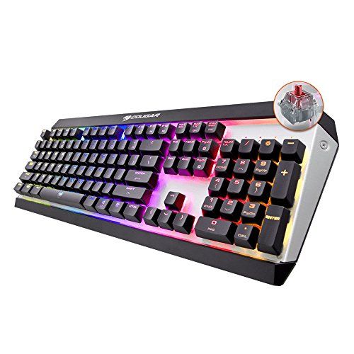  Cougar gaming Cougar Attack X3 RGB Mechanical gaming Keyboard, Cherry MX Red Switches